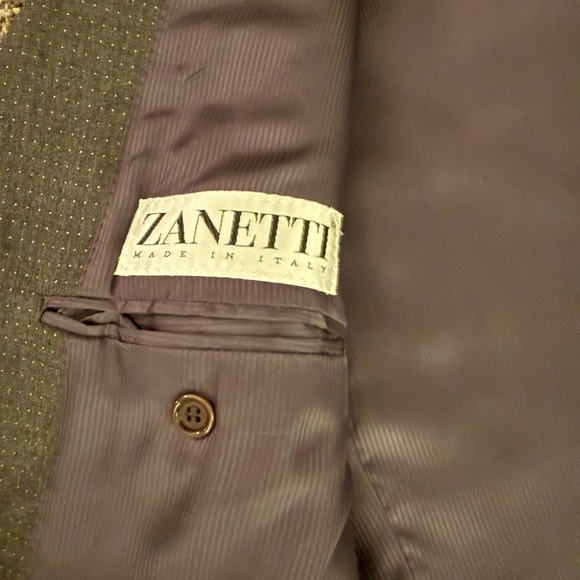 Zanetti Cerritos 1881 Men's Classic Gray Suit - Picture 4 of 9